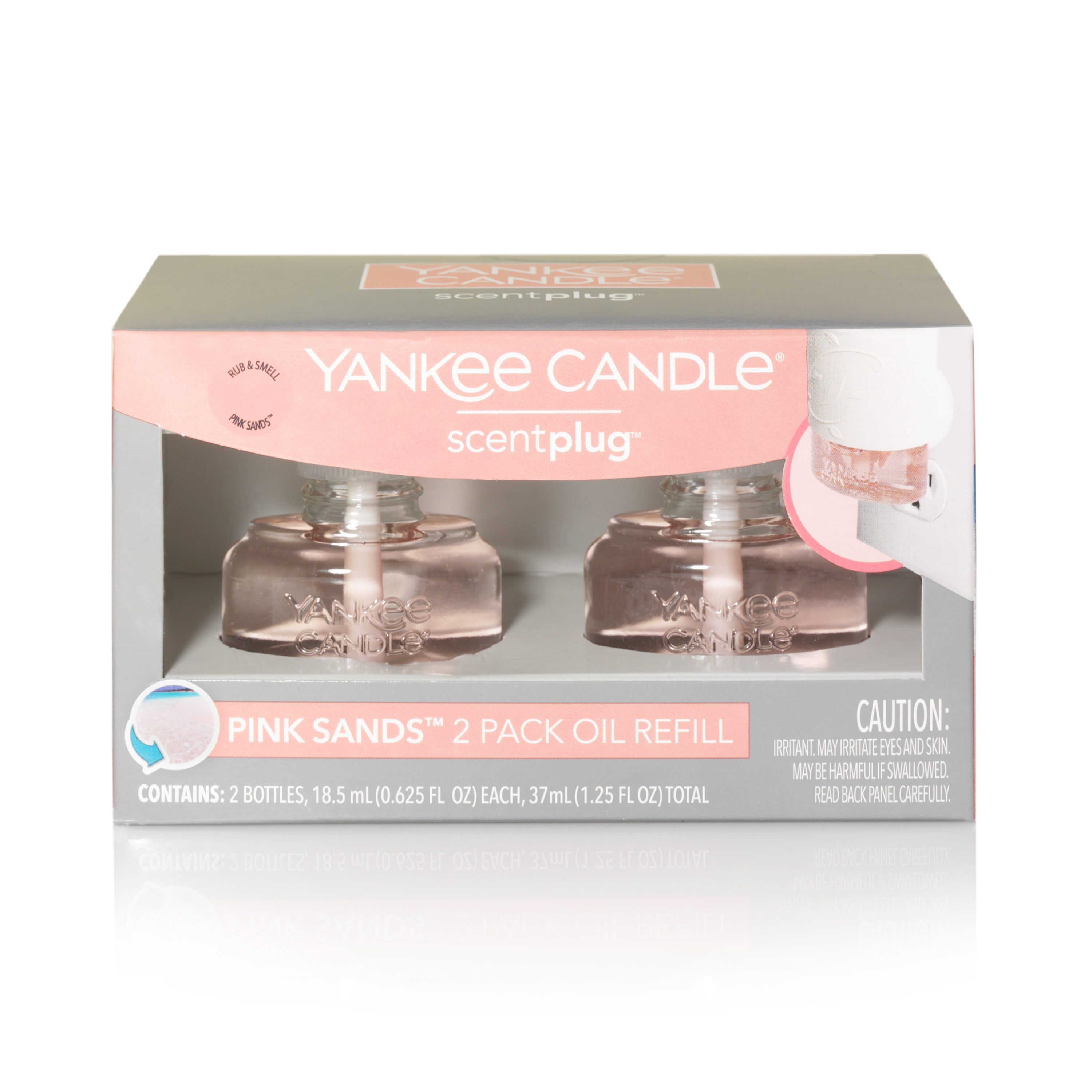 Yankee Candle 4x PINK SANDS Scent Plug In Refills ~ FREE SHIP 