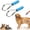 2 single lap, variant on Dual-Sided Shedding Blade, Stainless Steel eshedding Brush with Comfort Grip - Fine & Coarse Teeth, Grooming Pet Loose Hair Removal for Cat Dog Horse Cattles Sheep (2 single lap)