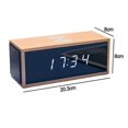 thumbnail image 2 of Réveil Intelligent, Charge Sans Fil, Haut-Parleur Bluetooth, Bois_Perfect Gift, 2 of 4