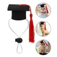 thumbnail image 4 of 2Pcs Graduation Pet Costume Set with Pet Graduation and Graduation Hat, 4 of 5