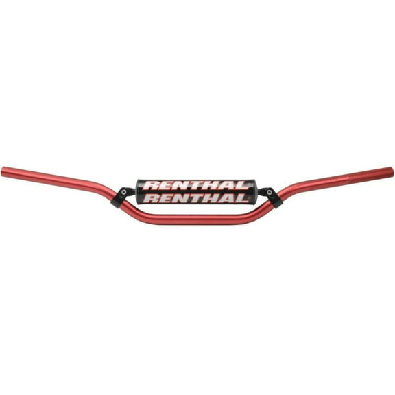 Renthal 722-01-RD-01-185 Red 7/8" Aluminum Handlebar