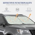 thumbnail image 4 of Haiem Retro Snake Car Windshield Sun Shade (2 Pieces) Foldable Windshield Sun Shade Car Accessories for Truck SUV Pickup-Medium, 4 of 7