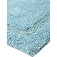 thumbnail image 4 of Saffron Fabs Bath Rug 2-Piece Set Solid Color, Textured Border, Pattern Regency, Assorted Colors and Sizes, 4 of 7