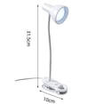 thumbnail image 6 of sunsanly Clip LED Lamp High Brightness Flicker Free Energy-saving Flexible Hose Design Wide Lighting Angle 3000K-6000K Clip LED Desk Lamp Eye-caring Desktop Light Household Accessories, 6 of 8