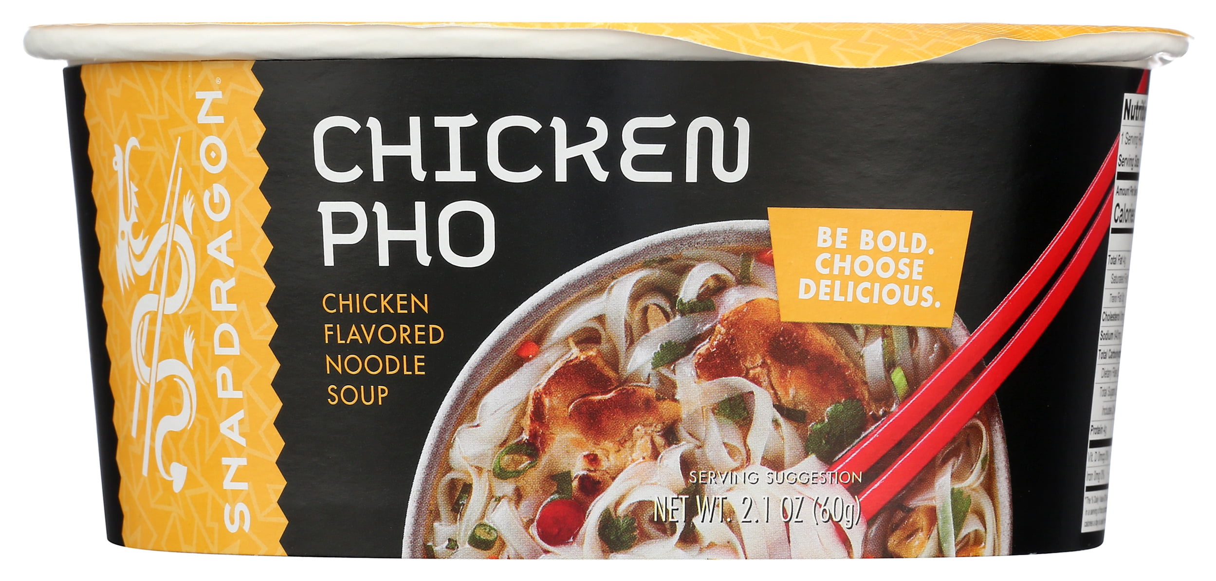 Pack of 6, Snapdragon Chicken Pho Bowl, 2.1 oz