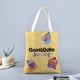 thumbnail image 2 of GoNoodle Bolso de tela con estampado de lienzo para mujer, bolsa de compras reutilizable y estética, con cremallera interior, regalo para mujer,38*45cm., 2 of 6