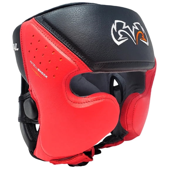 RIVAL Boxing RHG10 Intelli-Shock Headgear - Small - Black/Red