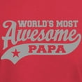 thumbnail image 3 of CafePress - World's Most Awesome Papa Dark T Shirt - Men's Classic Graphic Cotton T-Shirt, 3 of 4