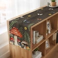 thumbnail image 6 of Table Runners 72 Inches Long Dress Scarves, Spring Mushrooms Farmhouse Kitchen/Dining Table Runner, Coffee Tablerunners, Farmhouse Pastoral Botanical Brown Wood 16x72 Inch, 6 of 9