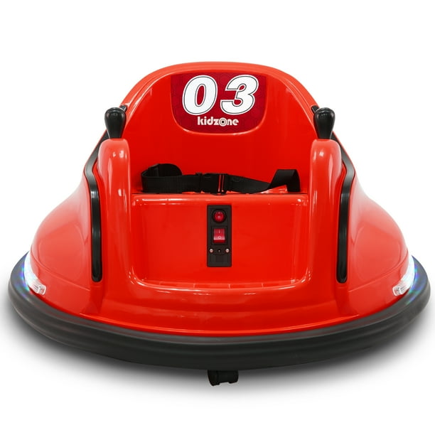 Kidzone DIY Number 6V Kids Toy Electric Ride On Bumper Car Vehicle Remote Control 360 Spin ASTM