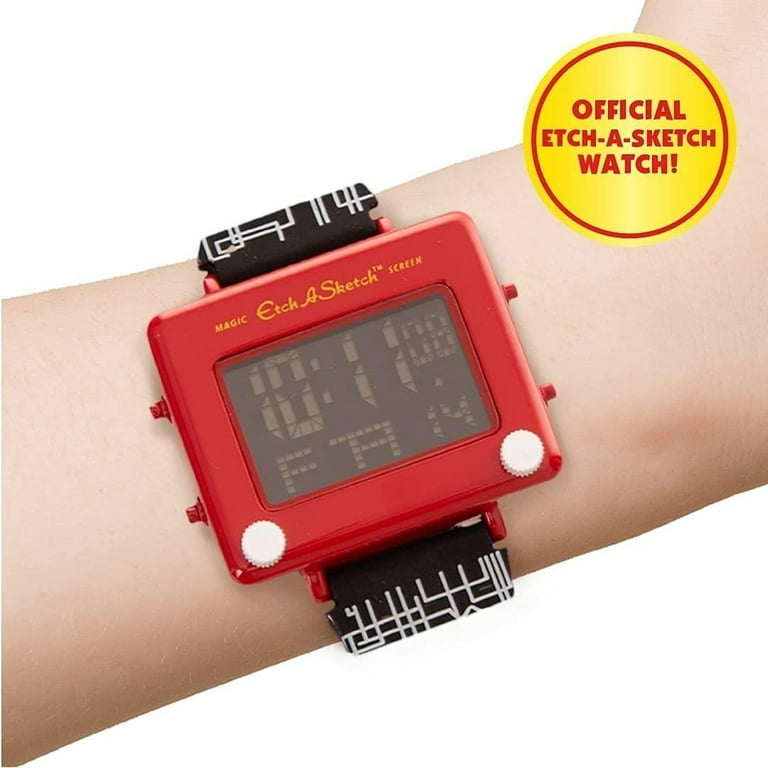 【箱付き・未使用品】Etch A Sketch デジタルウォッチ Etch-A-Sketch Wrist Watch Official Classic Magic Screen Digital