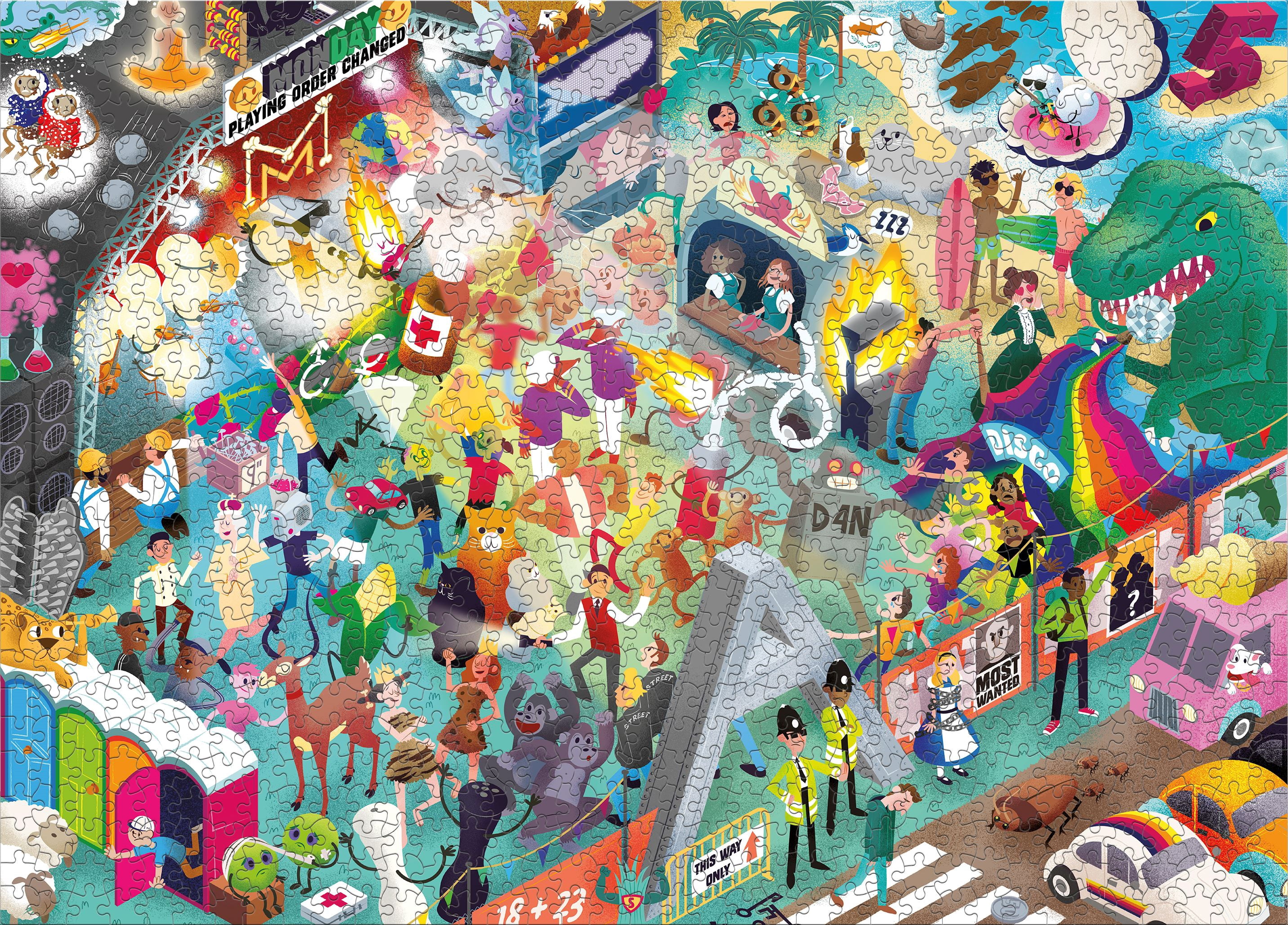 Big Potato Riddle Pics 1000 Piece Day at the Festival Interlocking Jigsaw Puzzle