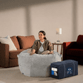 thumbnail image 1 of Puff Luuna Wolf Sillón Tipo Bean Bag Compacto Moderno Asiento Cómodo Para Sala o Estudio, 1 of 8