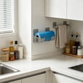 thumbnail image 4 of Garbage Bag Storage Rack Non Perforated Plastic Wrap Storage Rack Kitchen Storage Shelf Non Perforated Storage Rack, 4 of 6