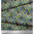 thumbnail image 3 of Soimoi Rayon Fabric Square Geometric Print Fabric by the Yard 42 Inch Wide, 3 of 3