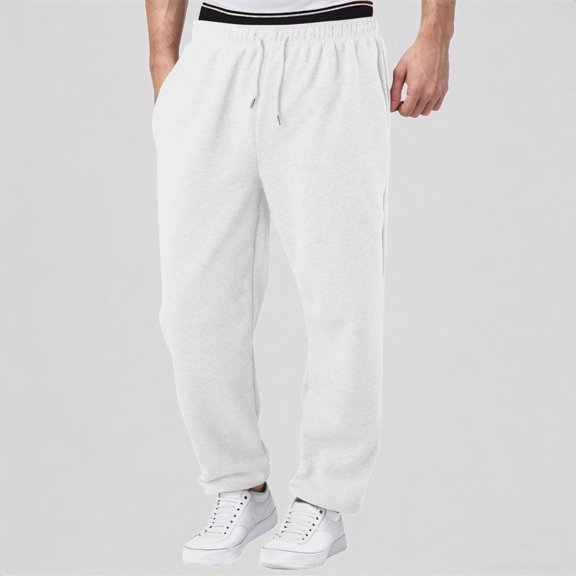 Krdevn Boys Casual Jogger Pants Soft Breathable Sweatpants Loose Fit Elastic Waistband for Everyday Wear,11-12 Years
