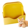 thumbnail image 4 of Clearance!Cuenco de alimentación cuadrado de 4 colores,cuenco de comida para gatos,cuencos sin fatiga para comida húmeda y seca para gatitos y gatos de patas cortas, 4 of 7