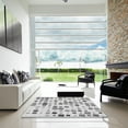 thumbnail image 7 of Ahgly Company Machine Washable Indoor Square Transitional Gray Area Rugs, 3' Square, 7 of 7