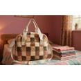 thumbnail image 4 of Jessica Simpson Overnight Weekender Duffle Travel Tote Bag with Adjustable Luggage Shoulder Strap for Travel, Commute, and Weekend Getaways in Plush Poptart Checkerboard, 4 of 7