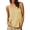 Sleeveless Top # Yellow, variant on Tank Tops Women Gingham Plaid Printed Scoop Neck Loose Side Slit Button Detail Blouse Summer Casual Checker Patterned Flowy Sleeveless Shirt Trapeze Vest