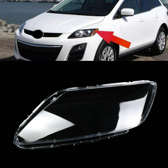 Car Front Left Headlight Clear Lamp Shell Lens Cover Fit For Mazda CX~7 CX 7 2012 2011 2010 2009 2008 2007