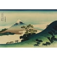 thumbnail image 2 of Katsushika Hokusai 14x11 Black Ornate Wood Framed Double Matted Museum Art Print Titled: Kosh Osh Ohsh Linime-Toge, 2 of 5
