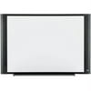 3M White Melamine Dry Erase Board, 36 x 24, Aluminum or Graphite Frame