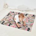 thumbnail image 2 of Husky Dog Flower Floral Blanket,Comfortable Soft Lamb Wool Throw Blanket,All Season,Warm Lightweight Blankets for Sofa Bed Couch Living Room Chair,30"x40", 2 of 4