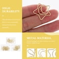 thumbnail image 4 of Miangastore Heart Shaped Paperclips Golden Metal 30Pcs 1.2x1.2x0.04In, 4 of 8