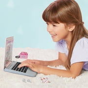 Disney Princess Style Collection Pink Pretend Laptop with Play Earbuds 5 Ways to Play