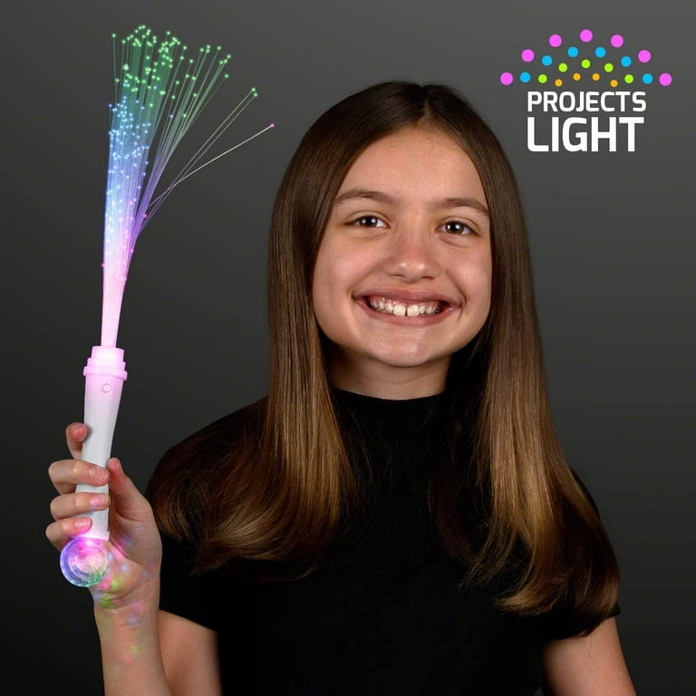 Fiber Optic Wands with Light Show Ball