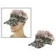 thumbnail image 5 of Sombrero de visera de camuflaje con cabello Gorra de béisbol de con estilo fijo Peluca con púas lograda para - Peluca + café Macarena Gorro deportivo para hombre, 5 of 6