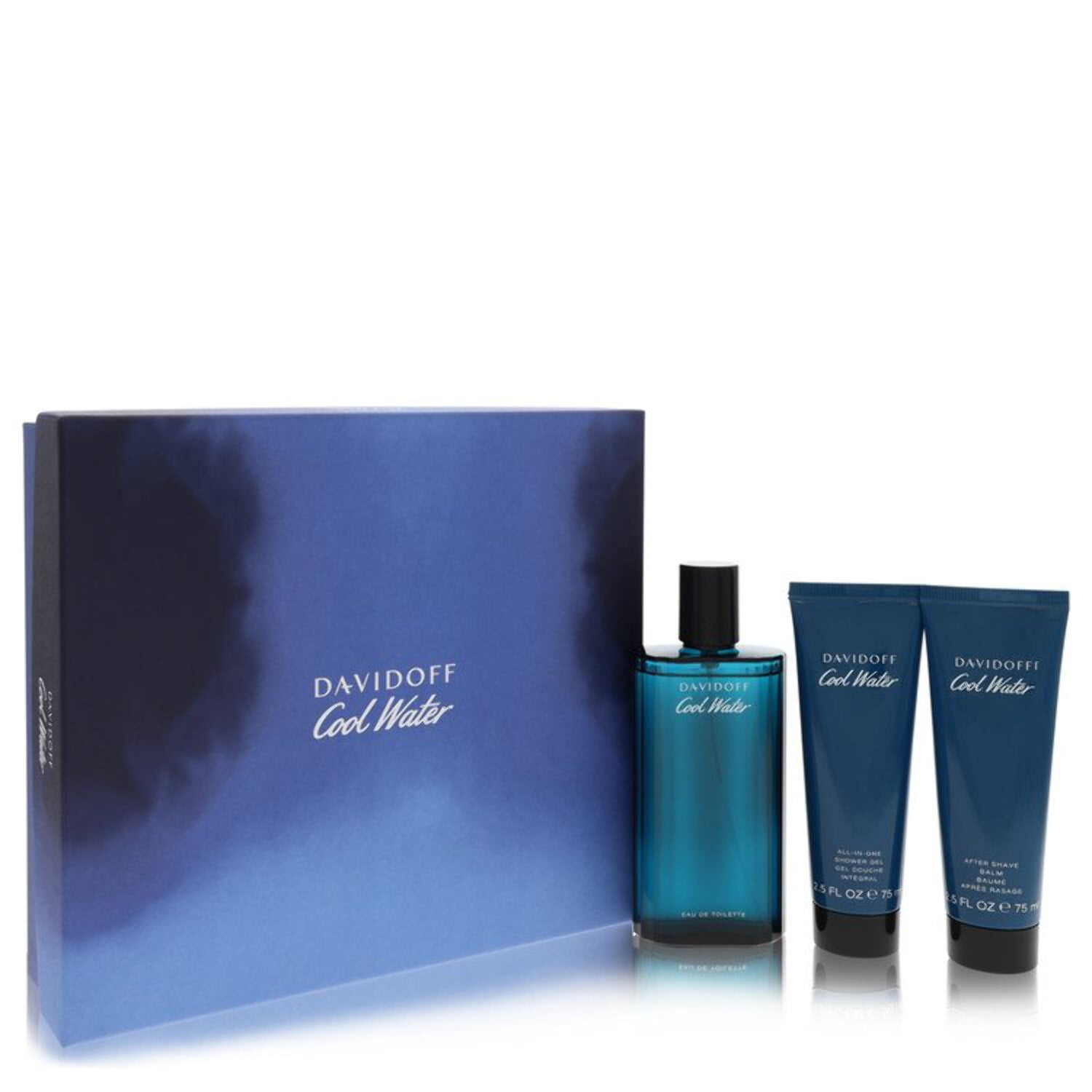 Cool Water 3 Piece Gift Set - 3.4 Oz Eau De Toilette Spray by