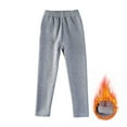 thumbnail image 4 of YindaityGirls Leggings Size 7-8 Girls Leggings Thermal Warm Clothes Running Thick Pants for Kids(Grey,3-4 Years), 4 of 7