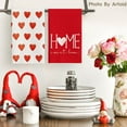 thumbnail image 2 of &nbsp;SOME THING Red Heart Love Valentine''s Day Kitchen Towels Dish Towels, 18x26 Inch Farmhouse Anniversary Wedding Decoration Hand Towels Set of 2, 2 of 6