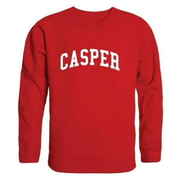 Casper College Thunderbirds Arch Crewneck Sweatshirt, Red - 2XL