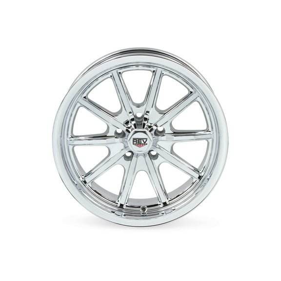 REV Wheels 110C-7806100 110 Series- 17x8 - 4.5 bs - 5x4.75/5x120.65 - Chrome