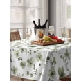 thumbnail image 6 of Sage Green Spring Floral Table Cloth, Summer Botanical Elegant Waterproof Tablecloth for Rectangle Tables, Reusable Washable Fabric Table Cover for Restaurant Kitchen Dining Tables 60"x102", 6 of 6