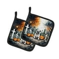 thumbnail image 2 of Boxer Spooky Halloween Pair of Pot Holders, 2 of 2
