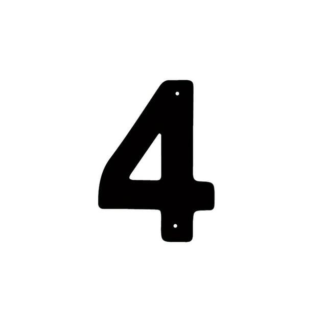 Cagogo House Number Sign, 3D Iron Art Metal Address Plaque for Home Door, Rust Resistant Coated Outdoor House Numbers, Personalized Custom Letters Numbers for Mailbox Fence Yard Decor