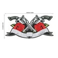 thumbnail image 4 of Patch 30cm Big Patches Embroidered Patch Appliques For DIY T-Shirt Jeans Backpack, 4 of 8