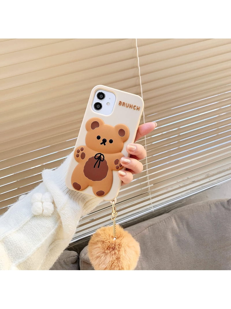 Teddy Bear Animal Iphone Xs Cover Rilakkuma Bear Silicone Soft Cover Case For IPhone 15 14 Teddy Bear Animal Iphone Xs Cover Rilakkuma Bear Silicone Soft Cover Case For IPhone 15 14