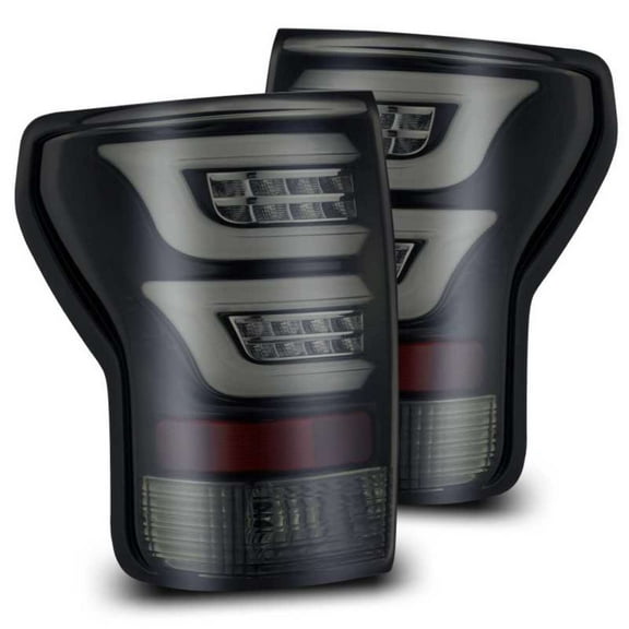 Alpharex Led Taillights Jet Black Fits select: 2007-2013 TOYOTA TUNDRA