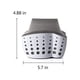 thumbnail image 4 of 2X Soporte para Esponja para , Soporte para JabóN para de Cocina, Soporte para Grifo de Silla de Montar de PláStico, Organizador para Cepillos, Esponjas y JabóN, 4 of 5
