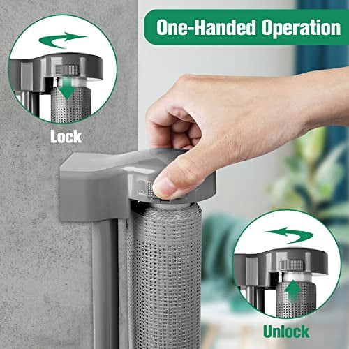 110 Inch Retractable Baby Gates Extra Wide Baby Gate for Large Openings Indoor Outdoor Retractable Dog Gate for Stairs Extra Long Dog Gate Large Retractable Pet Gate Child Gates for Doorways