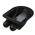 thumbnail image 1 of 2 Holes Anti-Uv Solar Double practical Twin Two Holes Cable Entry Gland Box Curved Cable Connector Holder For RV Campervan Boat, 1 of 9