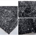 thumbnail image 5 of Beautynvta Sequin Tablecloth, 47.24''x47.24'' Round Sequin Tablecloth, Glitter Table Cover for Wedding Party Birthday Decoration, Black, 5 of 6