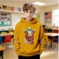 thumbnail image 2 of Kids Hoodie Unisex Casual Cute Sweatshirts Highland Cattle Print Long Sleeve Fall Pullover, 2 of 8