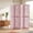Pink, variant on Roundhill Furniture Aurra 4-Panel Wood Room Divider, Folding Portable Partition Screen, Blue