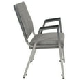 thumbnail image 6 of Flash Furniture 4 Pack HERCULES Series 1000 lb. Rated Gray Antimicrobial Fabric Bariatric Medical Reception Arm Chair, 6 of 8